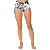 Women's Riviera Floral Shirred Waistband Bikini Swim Bottom - 4 of 4