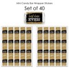 Big Dot of Happiness Reunited - Mini Candy Bar Wrapper Stickers - School Class Reunion Party Small Favors - 40 Count - 3 of 4