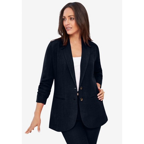 Ladies black blazer hot sale size 16