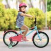 Infans 18" Kids Bike w/Adjustable Saddle Handlebar Removable Training Wheels Handbrake - 3 of 4