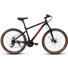 Whisen 27.5” Adult Mountain Bike, High Carbon Steel Frame, Disc Brakes, Brown Edge Tires, Durable for Daily Use - 3 of 4