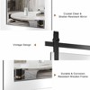 APRILSOUL Farmhouse Rectangle Framed Wall Bathroom Vanity Mirror Accent Mirror - 4 of 4