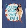 Girls' - Disney Princess - Pocahontas Follow Your Own Path Fitted Short Sleeve Graphic T-Shirt - 2 of 4