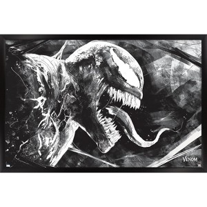 Trends International Marvel Venom: Let There be Carnage - Sketch Framed Wall Poster Prints - 1 of 4