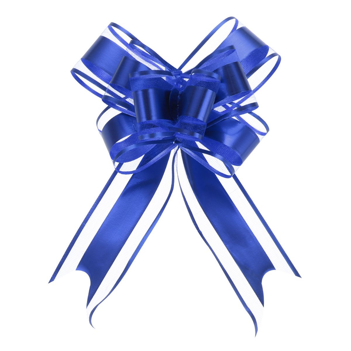 Unique Bargains Bright Large Pull Bow Gift Wrapping Organza Ribbon 20 Pcs