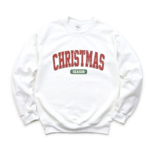 Simply Sage Market Varsity Christmas Season Sweatshirt - 1 of 4