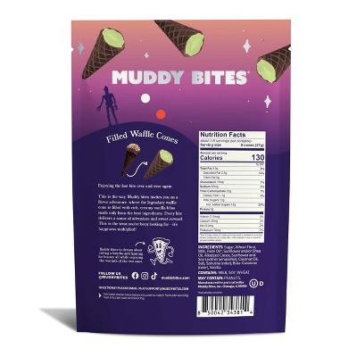 Muddy Bites Star Wars Cookies 'N Cream Waffle Cone Snacks - 4.25oz