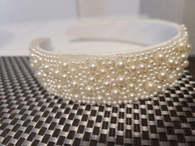 Pearl Covered Headband - A New Day™ White : Target