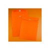 JAM Paper 10 x 13 Open End Catalog Colored Envelopes with Clasp Closure Orange Recycled 50/Pack - 4 of 4