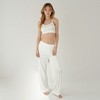 Anna-Kaci Lounge Women's Rib Knit Lounge Pants with Scalloped Hem and Soft Stretch Waistband - 2 of 4