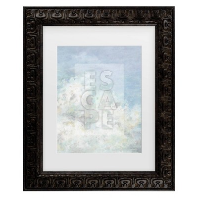 Trademark Fine Art Lisa Audit Heavenly Blue 06 Matted Framed Art Frame