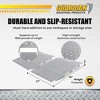 Guardian 2 Pack Heavy Duty Aluminum Shed Ramp, Portable Loading Ramp for Mowers and ATVs, Garage and Driveway, 750 Pound Capacity, Silver - 3 of 4