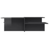 vidaXL Coffee Tables 2 pcs High Gloss Gray Engineered Wood - 4 of 4