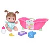 JC Toys Lil' Cutesies 9.5" All Vinyl Washable Doll Bathtub Gift Set - 2 of 4