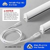 Attop 6 Pack LED T5 Integrated Single Fixture, 4FT, 2200lm, 6500K Super Bright White, 20W Utility LED Shop Light - 4 of 4