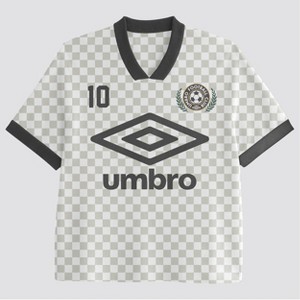 Men's Umbro Football Club Soccer Jersey - White/Black : Target