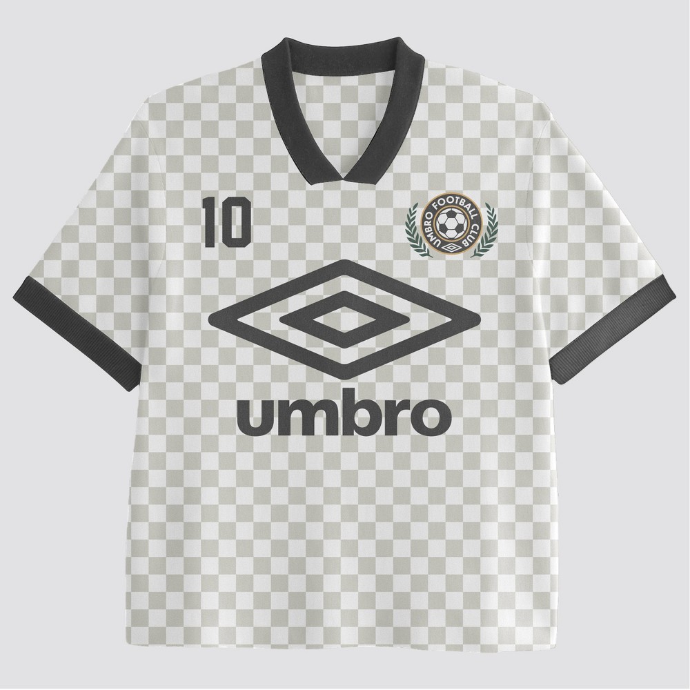 Men's Umbro Football Club Soccer Jersey - White/Black S