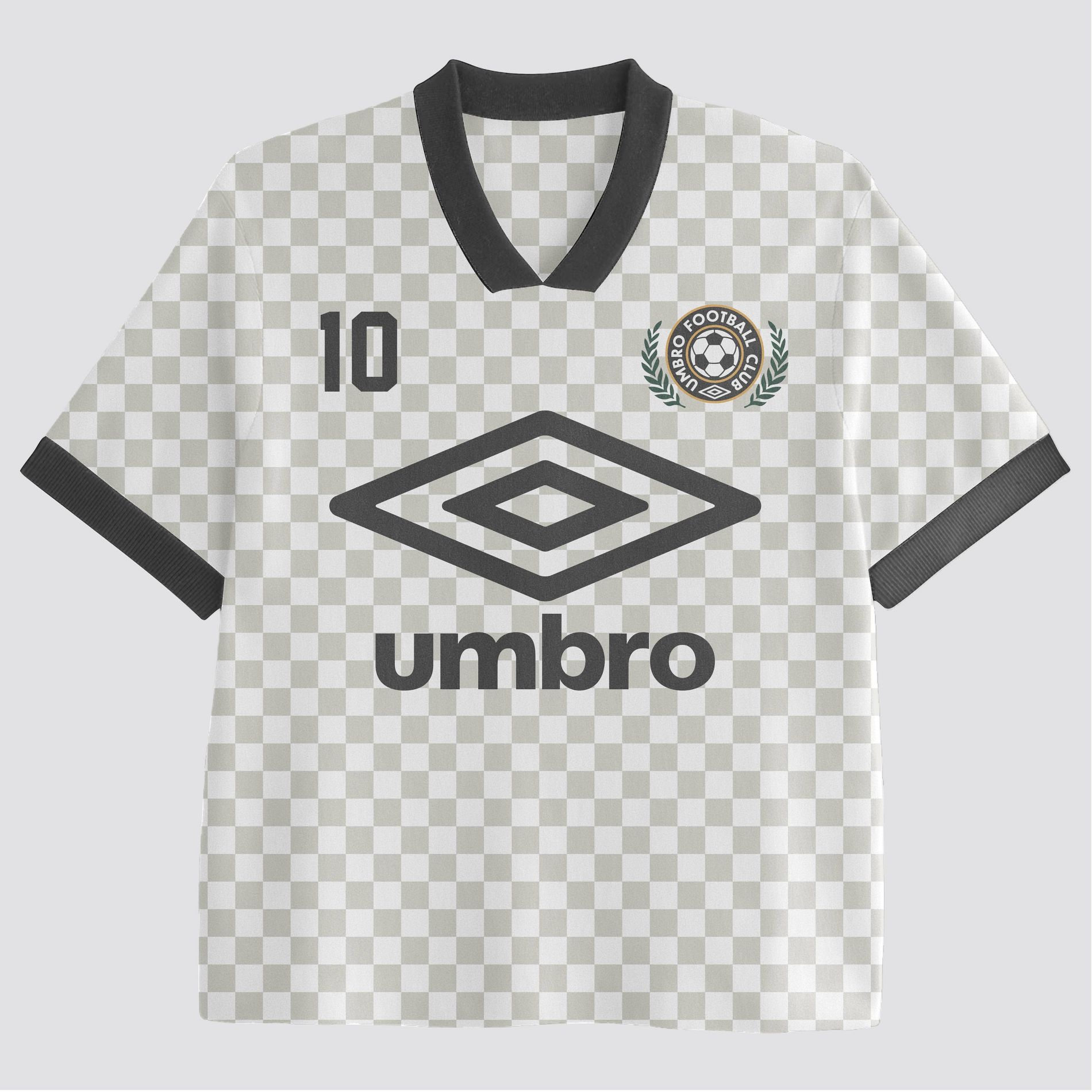 Men's Umbro Football Club Soccer Jersey - White/Black