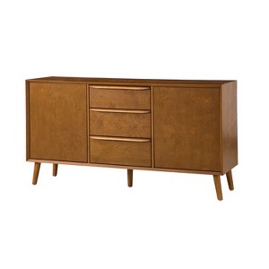 Abigail 57" Wide 3 Drawer Sideboard with Hardwood | KARAT HOME-ACORN - 1 of 4