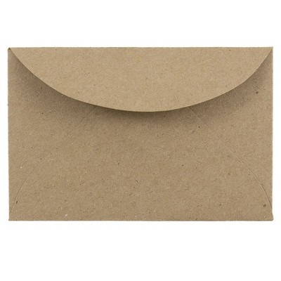 JAM Paper 3Drug Mini Recycled Envelopes 2.3125 x 3.625 Brown Kraft Paper Bag 5207691