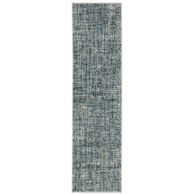 Bryant Etched Striped Indoor Area Rug Teal/Gray - Captiv8e Designs