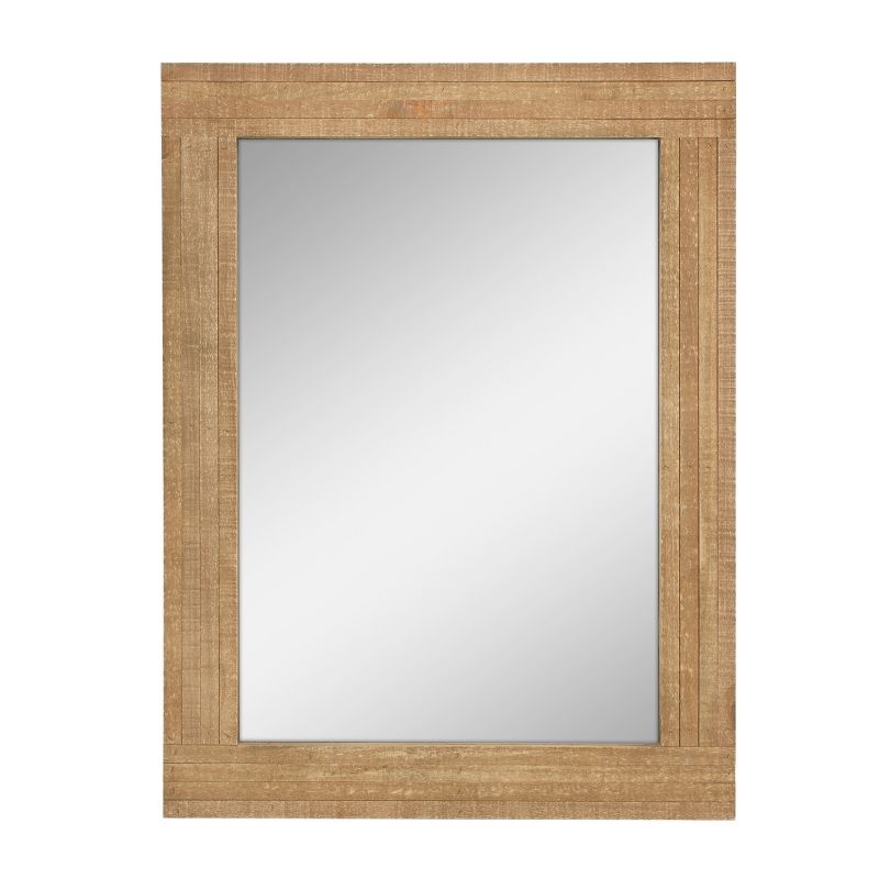 Rectangle Worn Wood Decorative Wall Mirror - Stonebriar Collection, 1 of 7