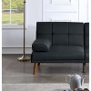 NicBex 71 Inch Loveseat Sofa with Adjustable Tufted Back Convertible Sofa Bed with Solid wood Legs for Living Room,Apartment - 4 of 4