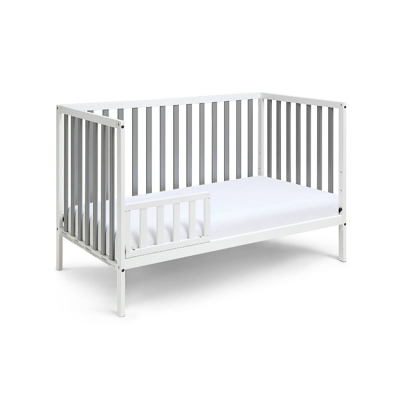 Baby Cache Deux Remi 3-in-1 Convertible Island Crib - White/Gray, 5 of 9