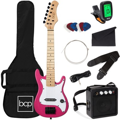 Best Choice Products 30in Kids Electric Guitar Beginner Starter Kit w/ 5W Amplifier, Strap, Case