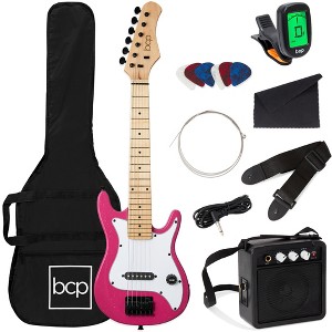 Best Choice Products 30in Kids Electric Guitar Beginner Starter Kit w/ 5W Amplifier, Strap, Case, Strings - 1 of 4