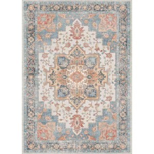 Abynow Faded Medallion Indoor Area Rug - 1 of 4