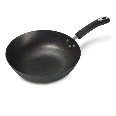 Goodful Pre-Seasoned Cast Iron Skillet Frying Pan Natural Non-Stick 12  inches