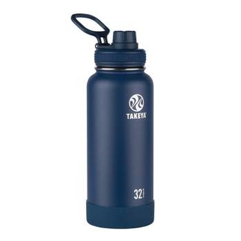Takeya 32oz Actives Insulated Stainless Steel Water Bottle with Spout Lid - Navy