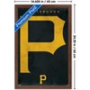 Trends International MLB Pittsburgh Pirates - Logo 25 Framed Wall Poster Prints - 3 of 4