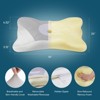Kumasinova Ergonomic Cervical Neck Pillow for Sleeping,Bed Pillows with Contour Design,Pillows for Neck and Shoulder Pain Relief - 2 of 4