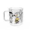Peanuts 13.5 fl oz Double Wall Glass Mug - 2 of 4