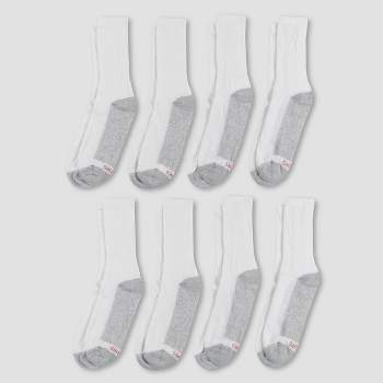 Men's Hanes® Red Label 8pk Crew Socks With FreshIQ - 6-12