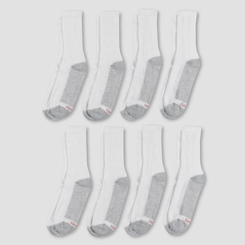 Men's Hanes Red Label 8pk Crew Socks with FreshIQ - 6-12, 3 of 9