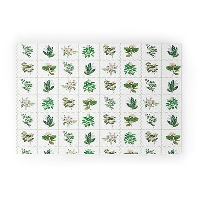 Evanjelina & Co Botanical Collection Pattern 1 30" x 20" Welcome Mat - Society6