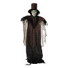 Morris Costumes 5.5 ft Light-Up Standing Black Suit Skeleton - Black - 2 of 3
