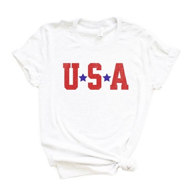 Simply Sage Market USA Stars Short Sleeve Tee - S - White