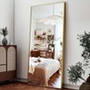 26 inchx 71 inch full length mirror adjustable standing wall mounted floor mirror bedroom living room entryway large gold leaning - 2 of 4