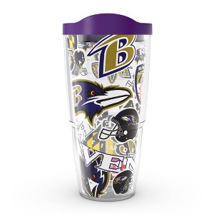 NFL Baltimore Ravens 24oz All Over Classic Tumbler - 1 of 4