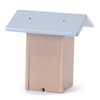 Birds Choice 11" Silver Toupe & Blue Ultimate Bluebird House Recycled Plastic Bird House: Weather-Resistant, No Assembly Required - 2 of 4