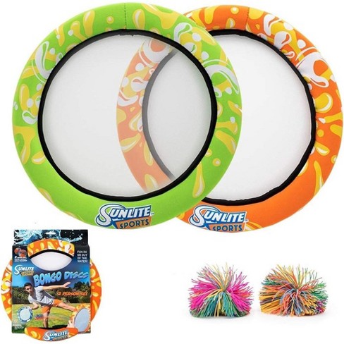 Sunlite Sports Bongo Discs, Ball Paddle Game - Orange & Green : Target