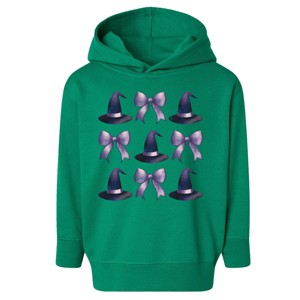 The Juniper Shop Coquette Witch Hat Collage Toddler Hoodie - 1 of 4