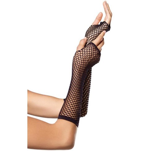 Leg Avenue Triangle Net Fingerless Gloves : Target