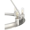 Hunter Fan 9-Light Saddlewood Chandelier Brushed Nickel : Industrial Farmhouse, ETL Listed, Metal Body - 3 of 3