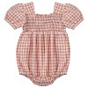 Girl Lily Smocked Gingham Romper - Designer Kidz - image 2 of 2