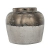 NicBex Aluminum/Ceramic Chisel Flower Vase, Muilt Sizes Short Round Metallic Decorative Vase for Tabletop, Living Room - 2 of 4